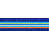 Red Dingo Collar Navy Horizontal Stripes